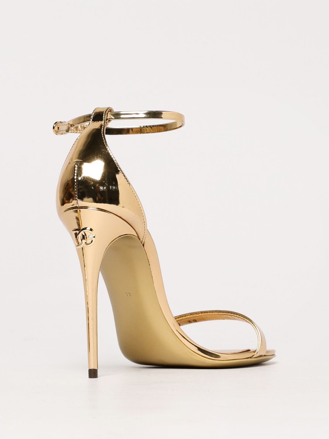 Dolce & Gabbana Heeled Sandals Woman Gold