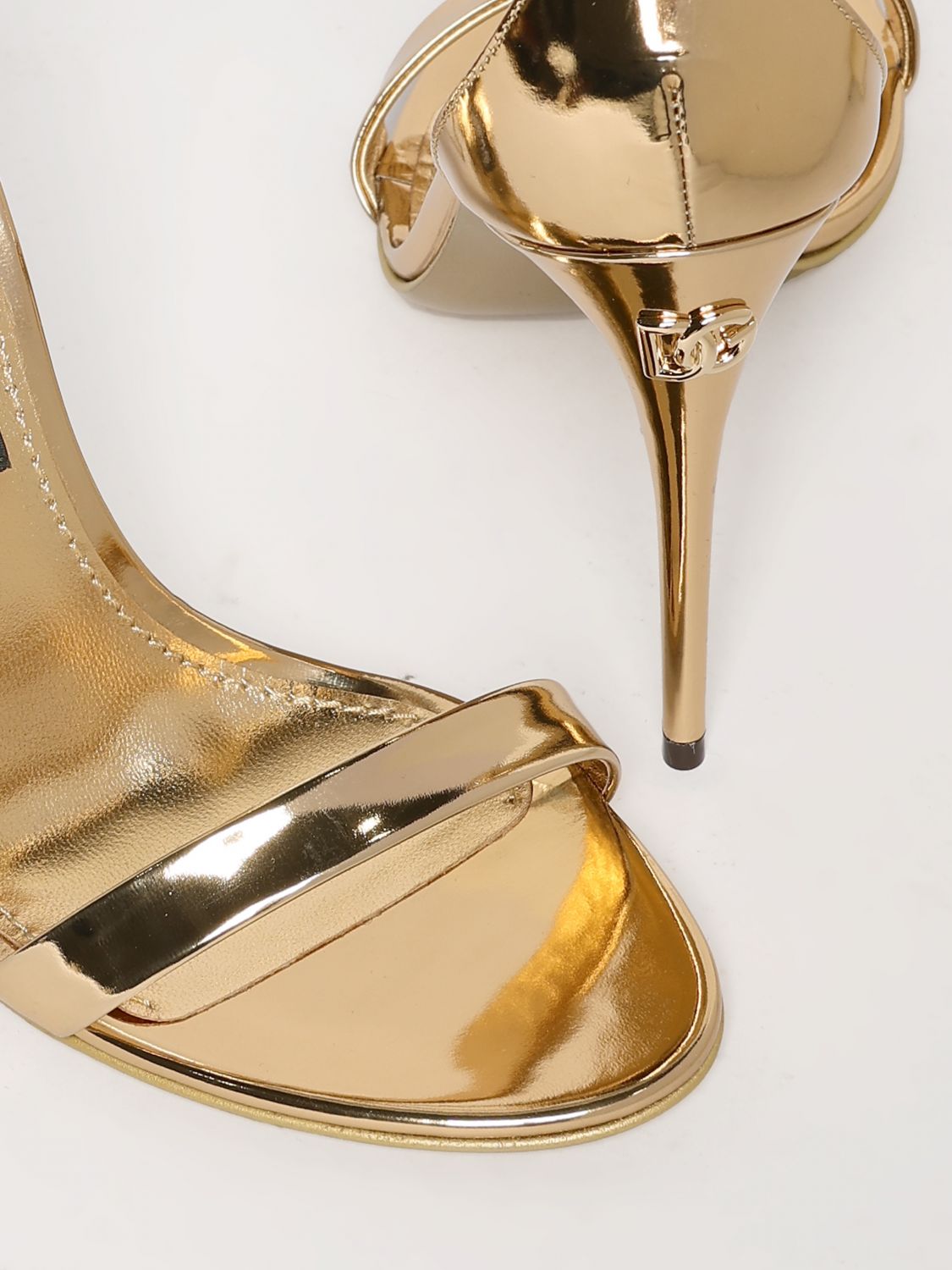 Dolce & Gabbana Heeled Sandals Woman Gold