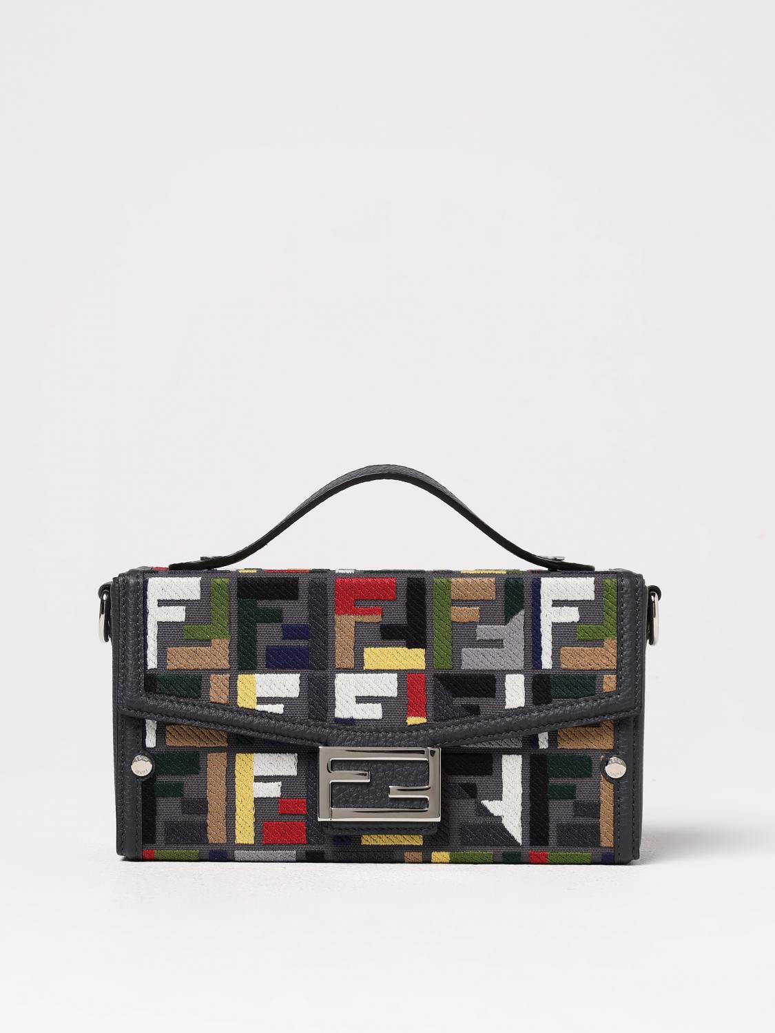 Fendi Shoulder Bag Men Grey