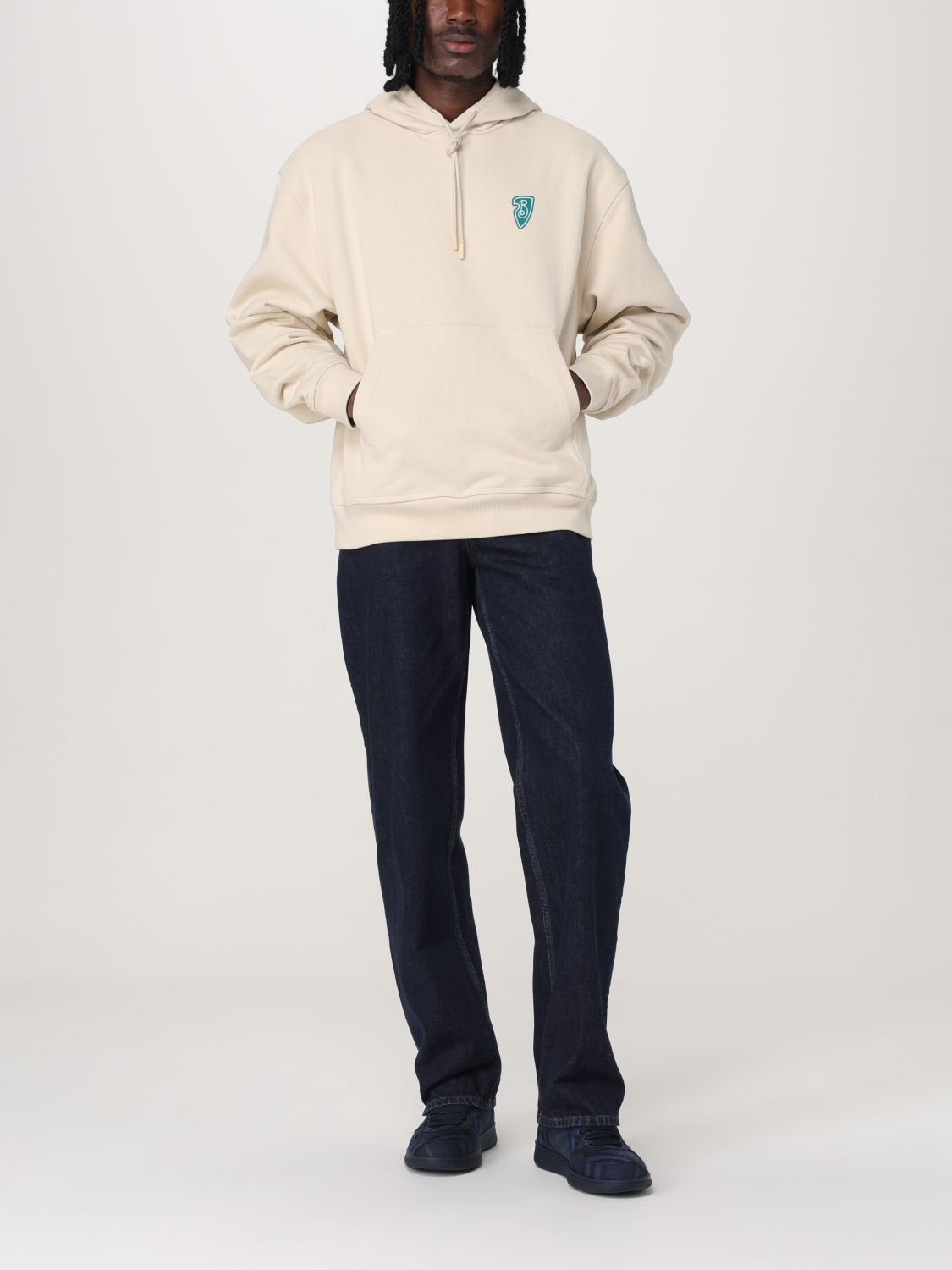 Burberry Sweatshirt Men Yellow Cream