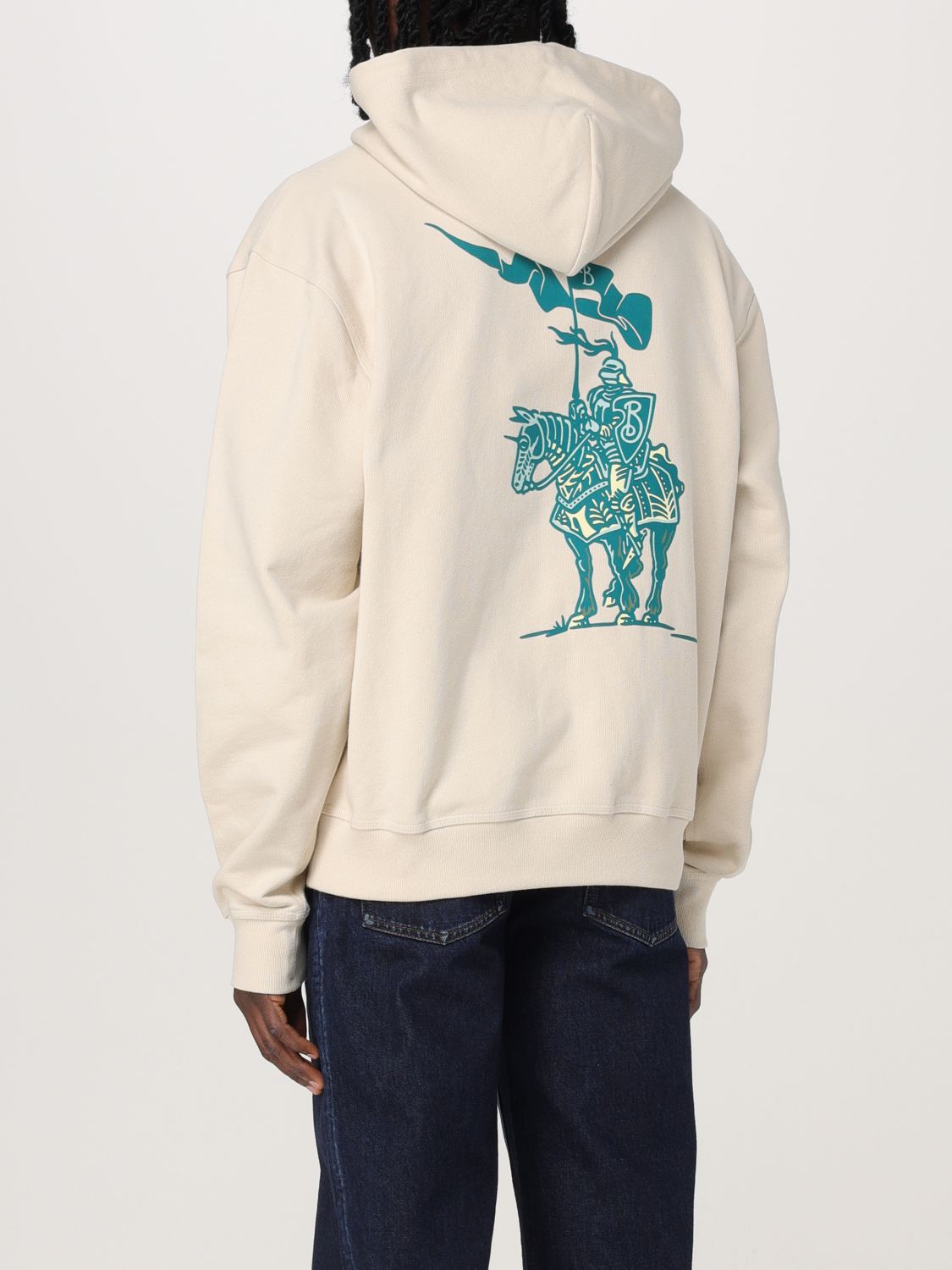 Burberry Sweatshirt Men Yellow Cream