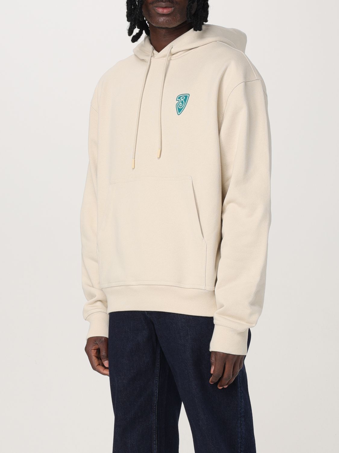 Burberry Sweatshirt Men Yellow Cream