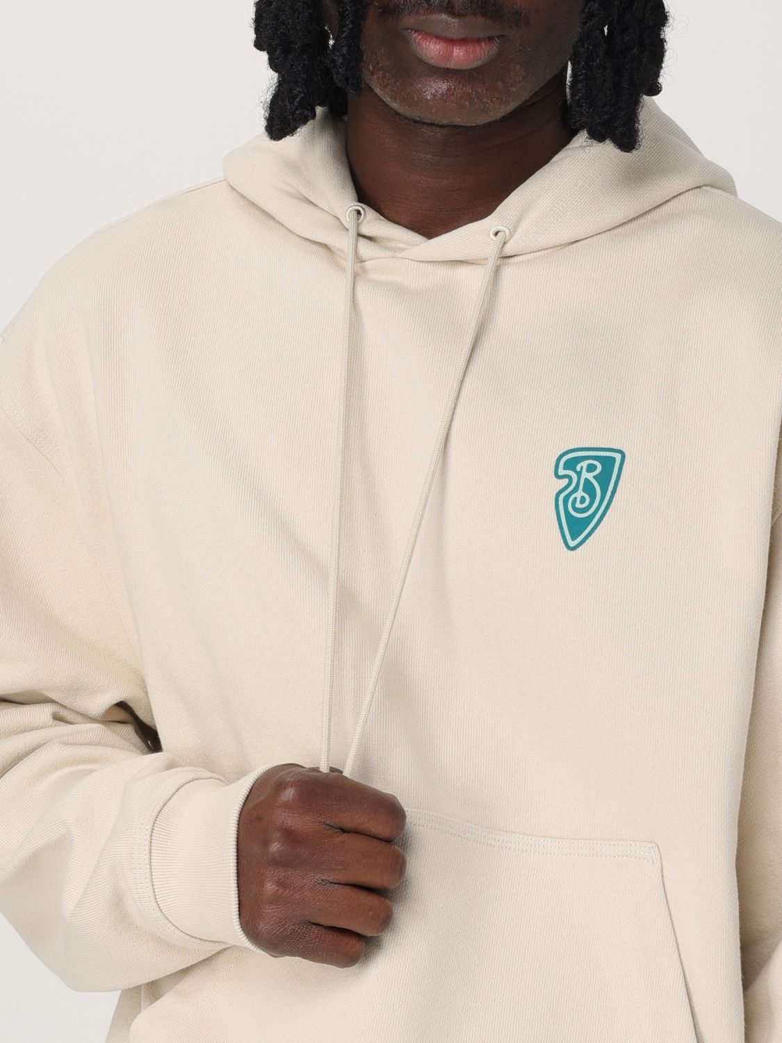 Burberry Sweatshirt Men Yellow Cream