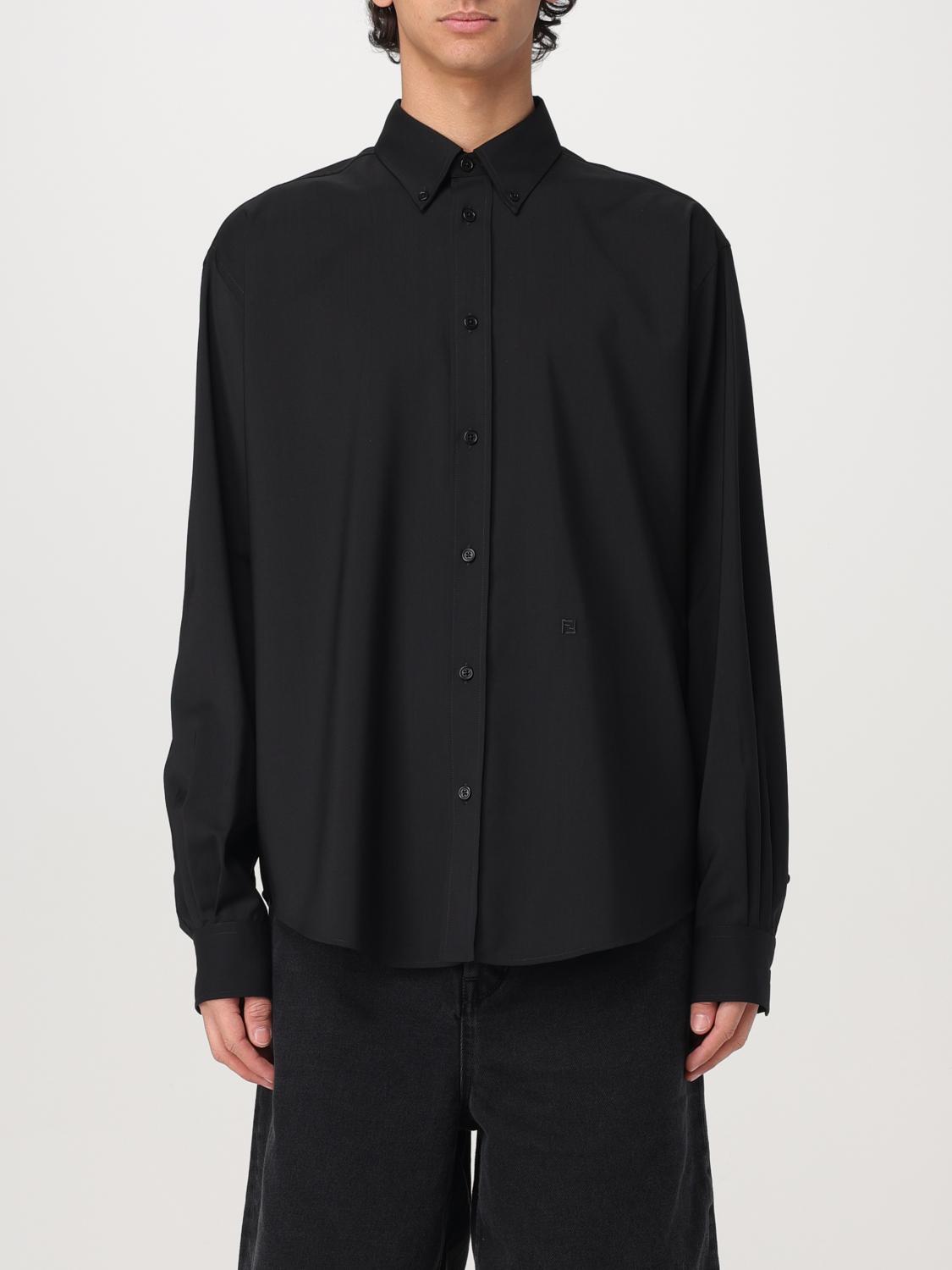 Fendi Shirt Men Black
