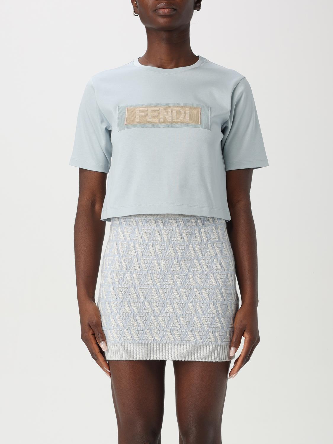 Fendi T Shirt Woman Blue