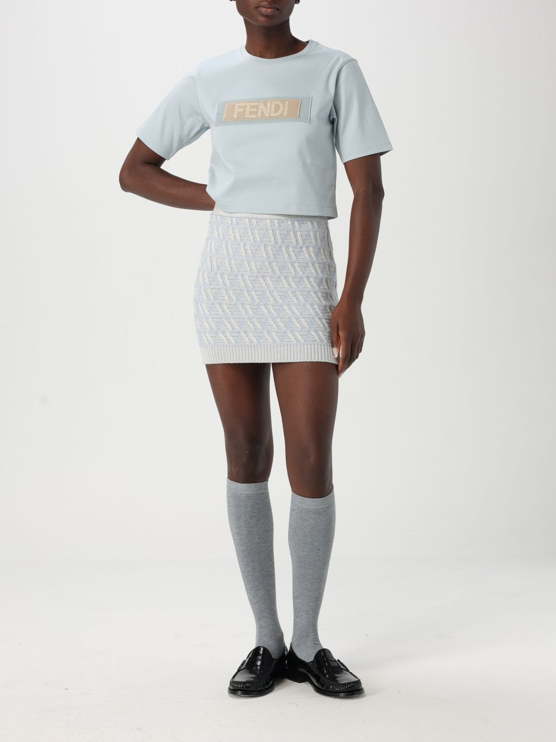 Fendi T Shirt Woman Blue
