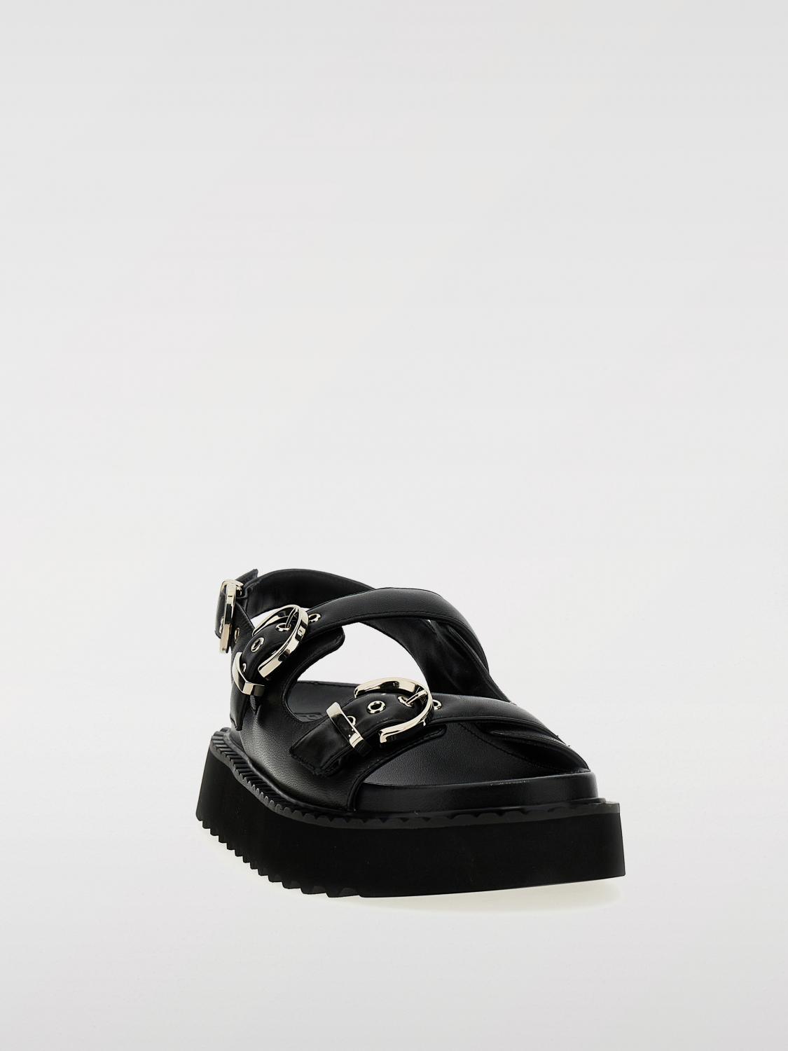 Pinko Flat Sandals Woman Black