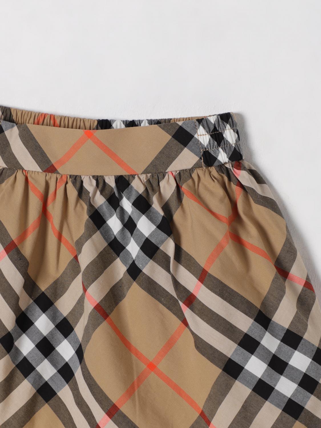 Burberry Skirt Kids Sand