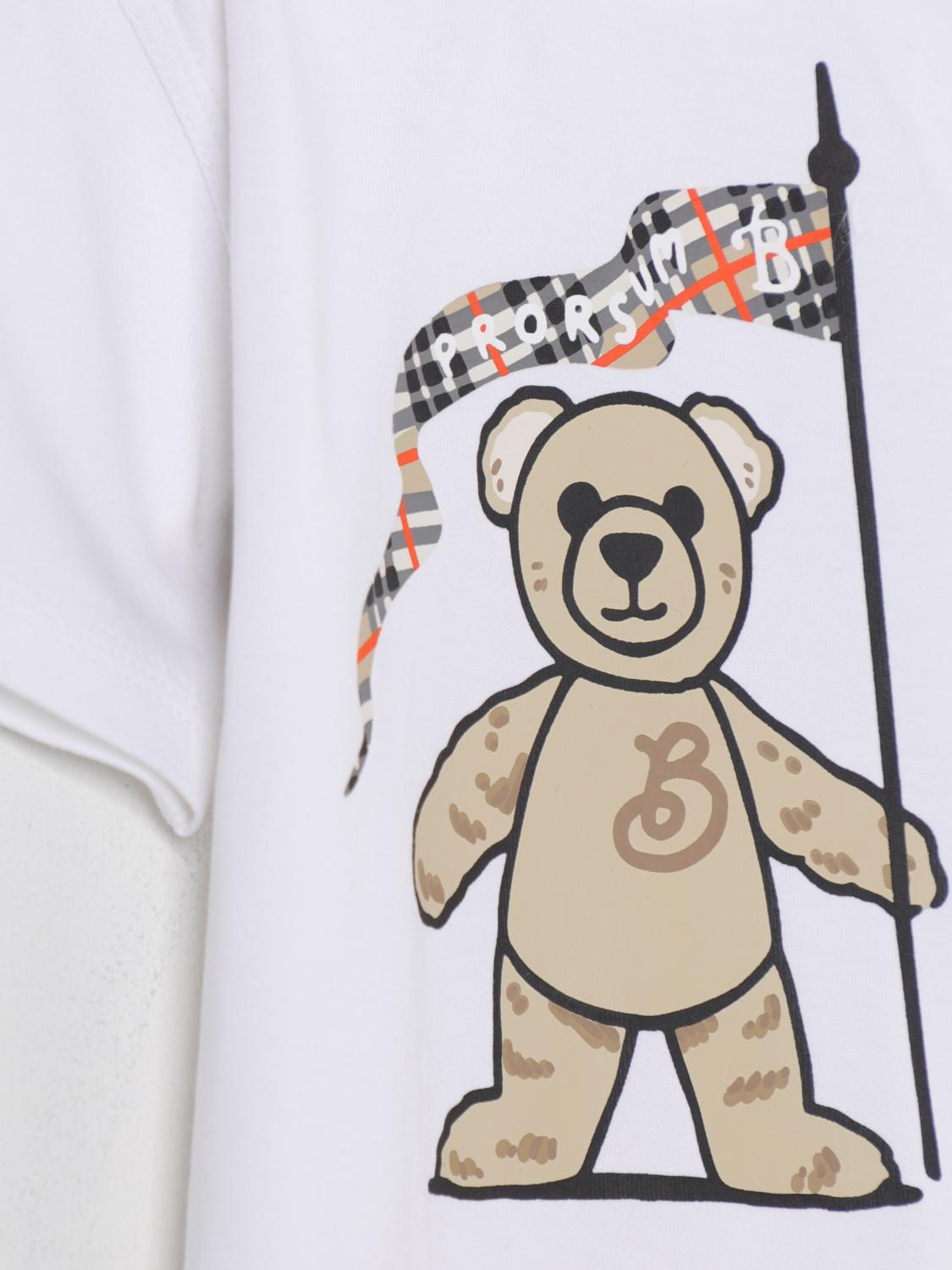 Burberry T Shirt Kids White