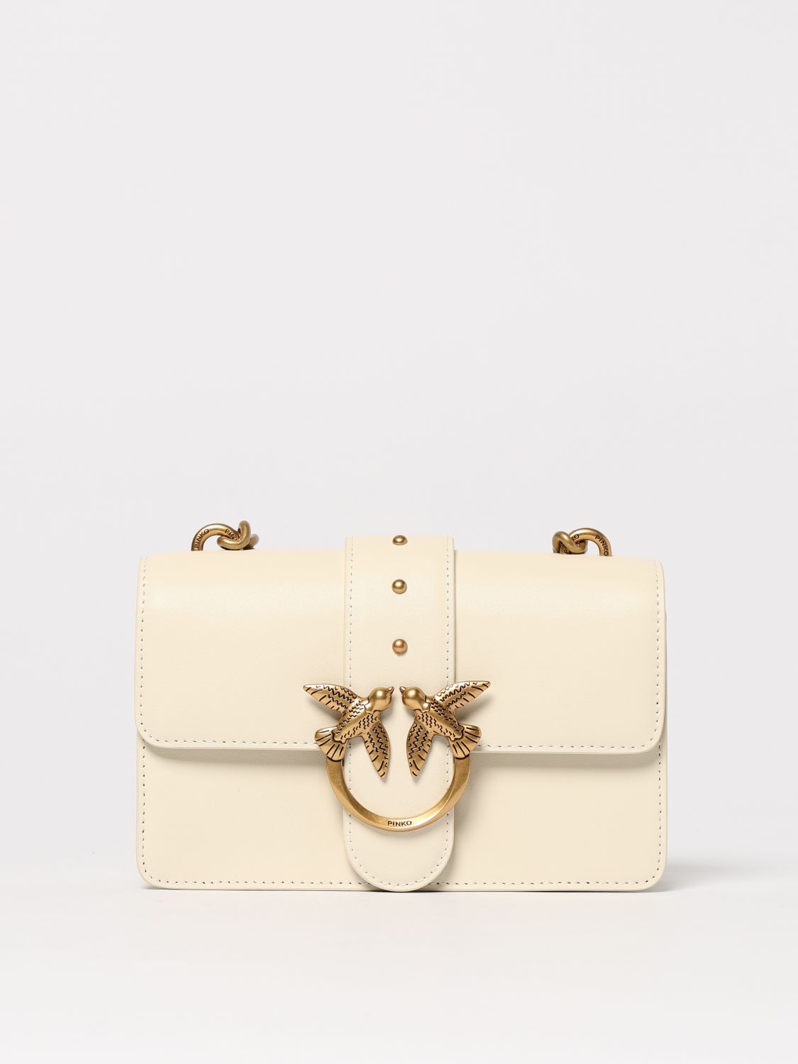 Pinko Crossbody Bags Woman White