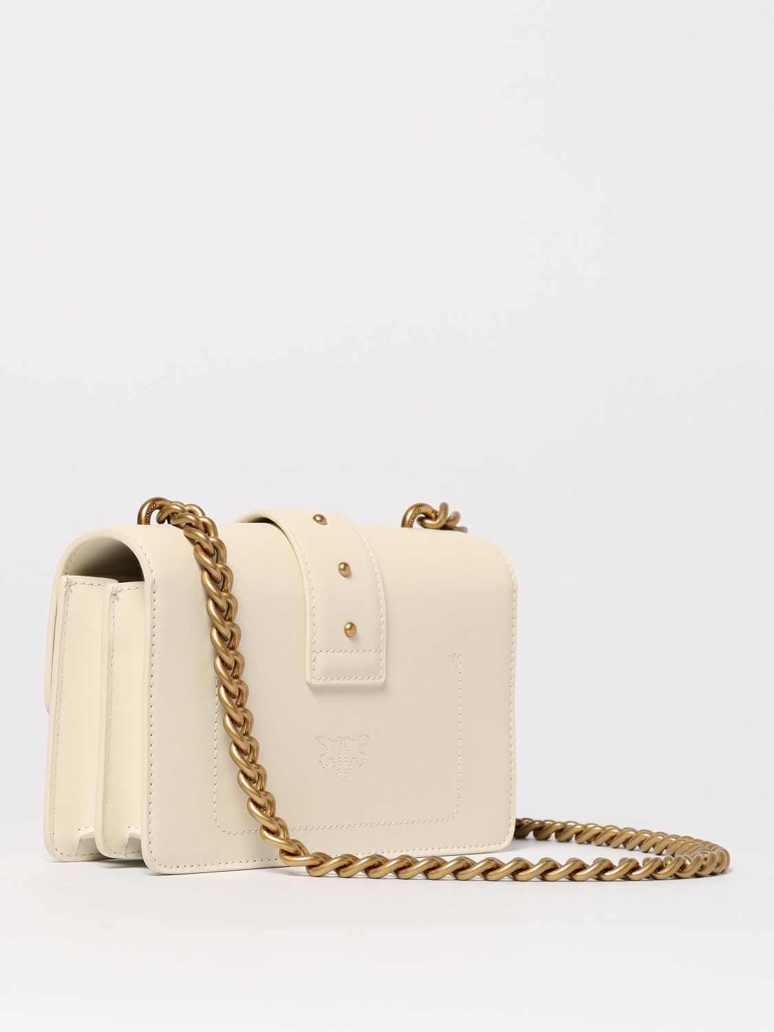 Pinko Crossbody Bags Woman White