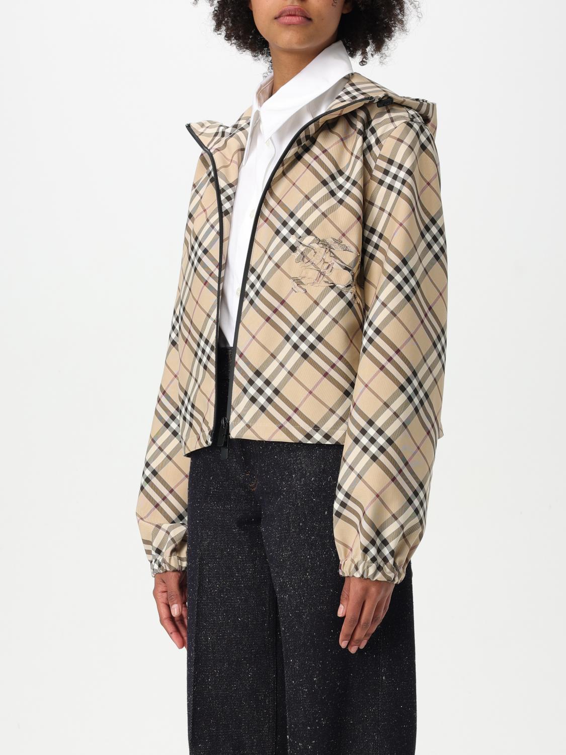 Burberry Jacket Woman Nude