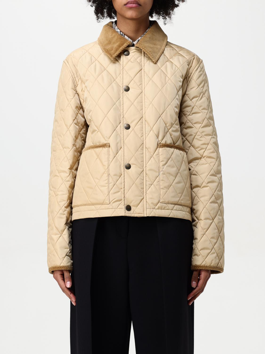 Burberry Jacket Woman Nude