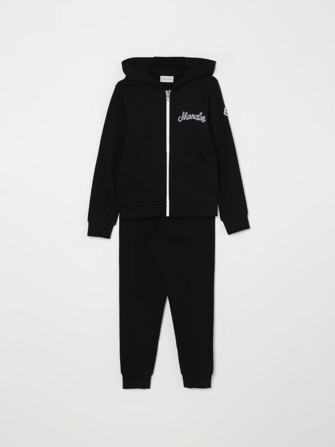Moncler Clothing Set Kids Black