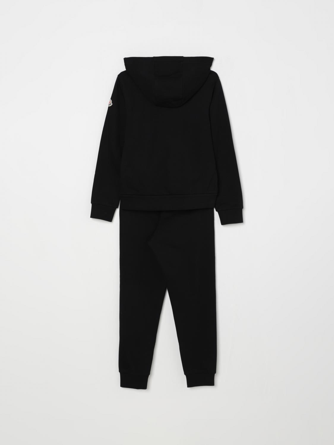 Moncler Clothing Set Kids Black