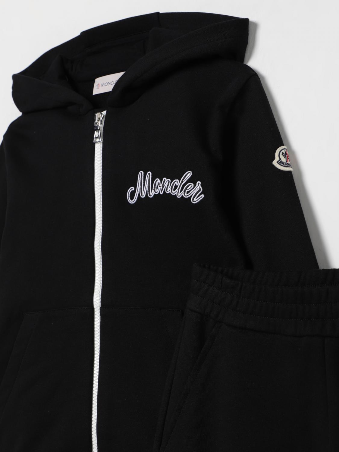 Moncler Clothing Set Kids Black