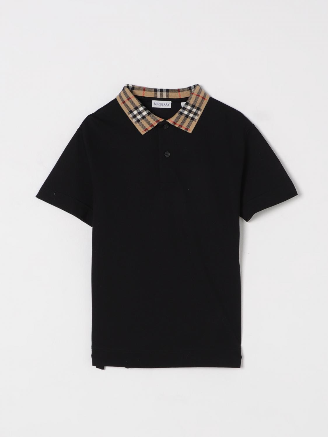 Burberry Polo Shirt Kids Black