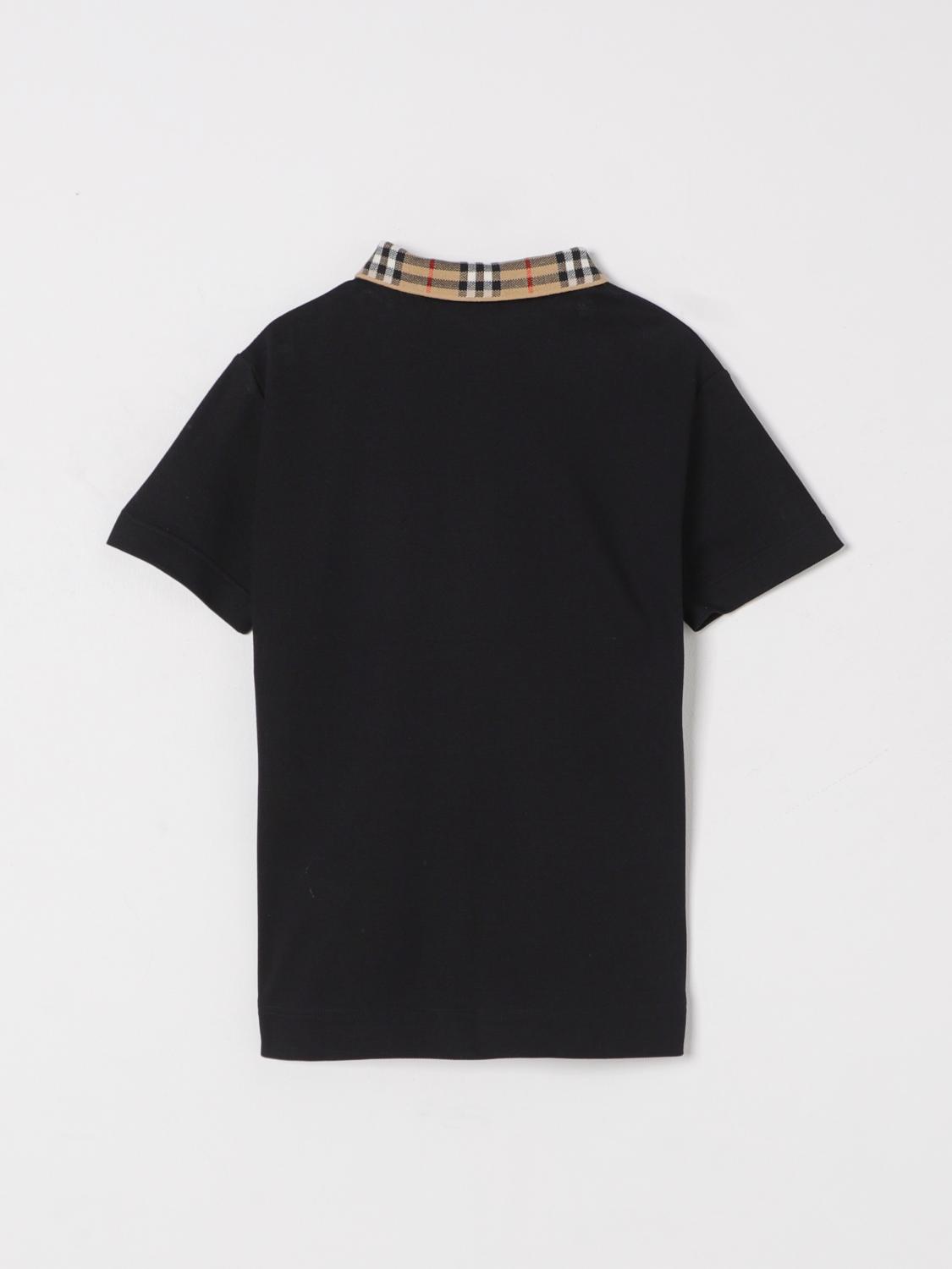 Burberry Polo Shirt Kids Black