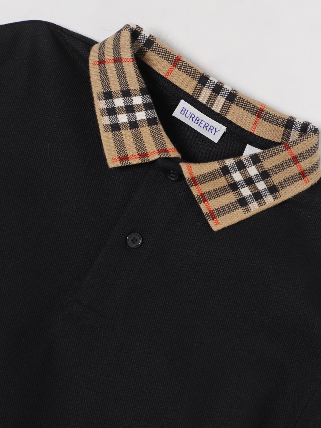 Burberry Polo Shirt Kids Black