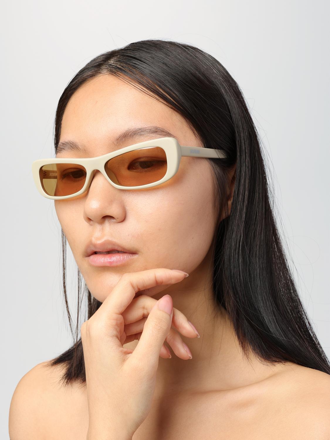 Jacquemus Sunglasses Woman Beige