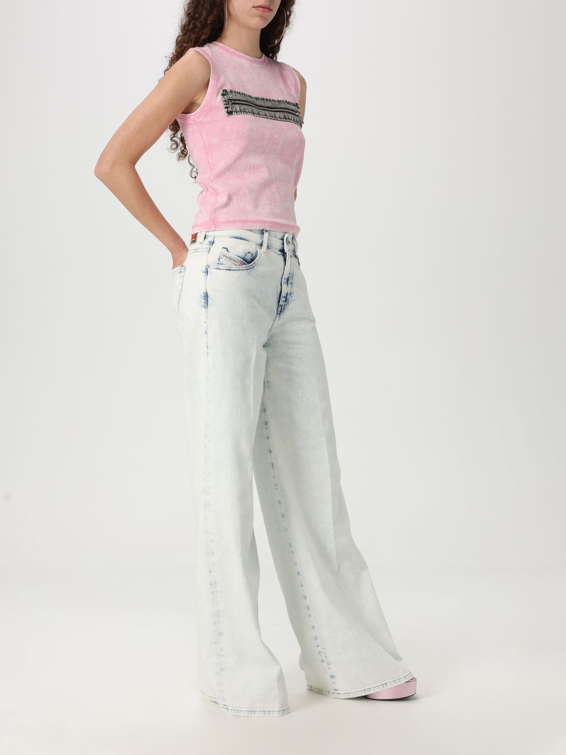 Diesel T Shirt Woman Pink