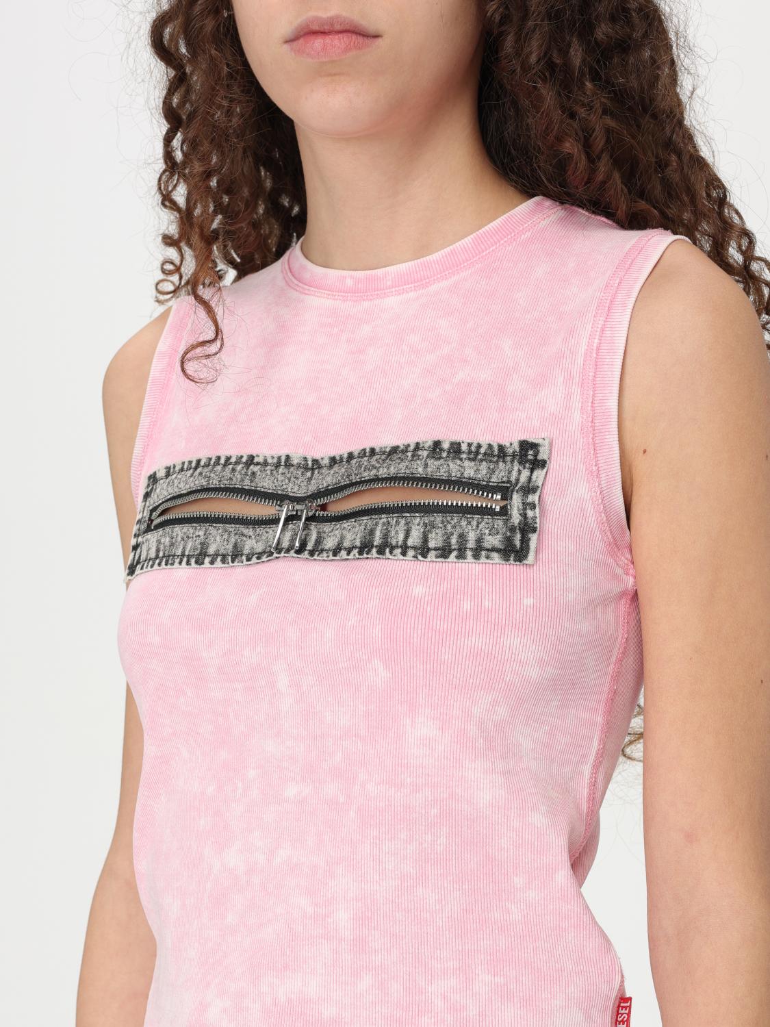 Diesel T Shirt Woman Pink