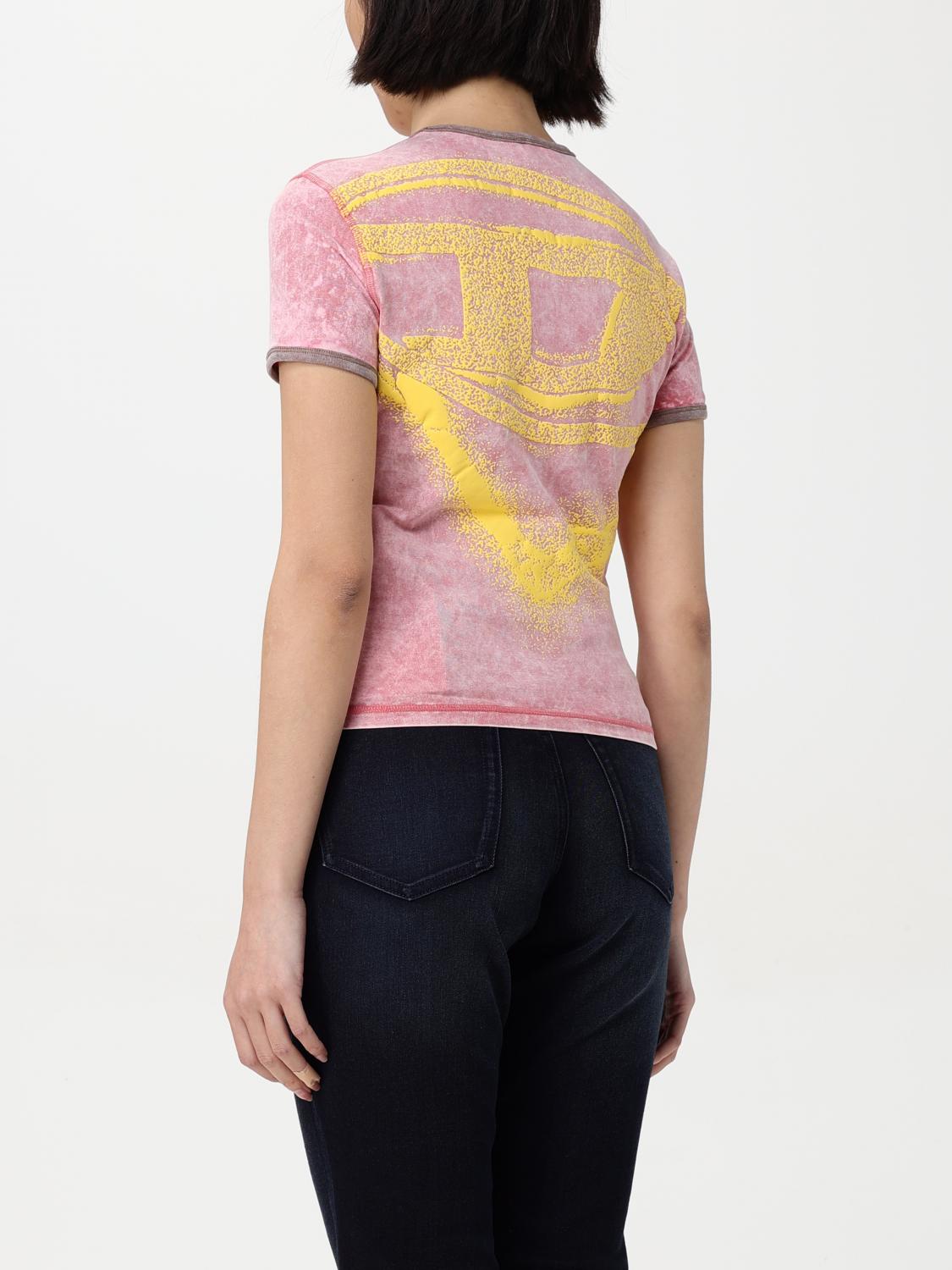 Diesel T Shirt Woman Pink