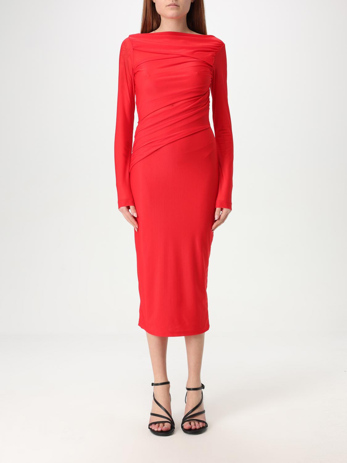 Pinko Dress Woman Red