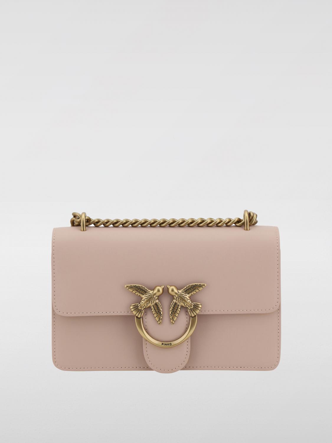 Pinko Mini Bag Woman Beige