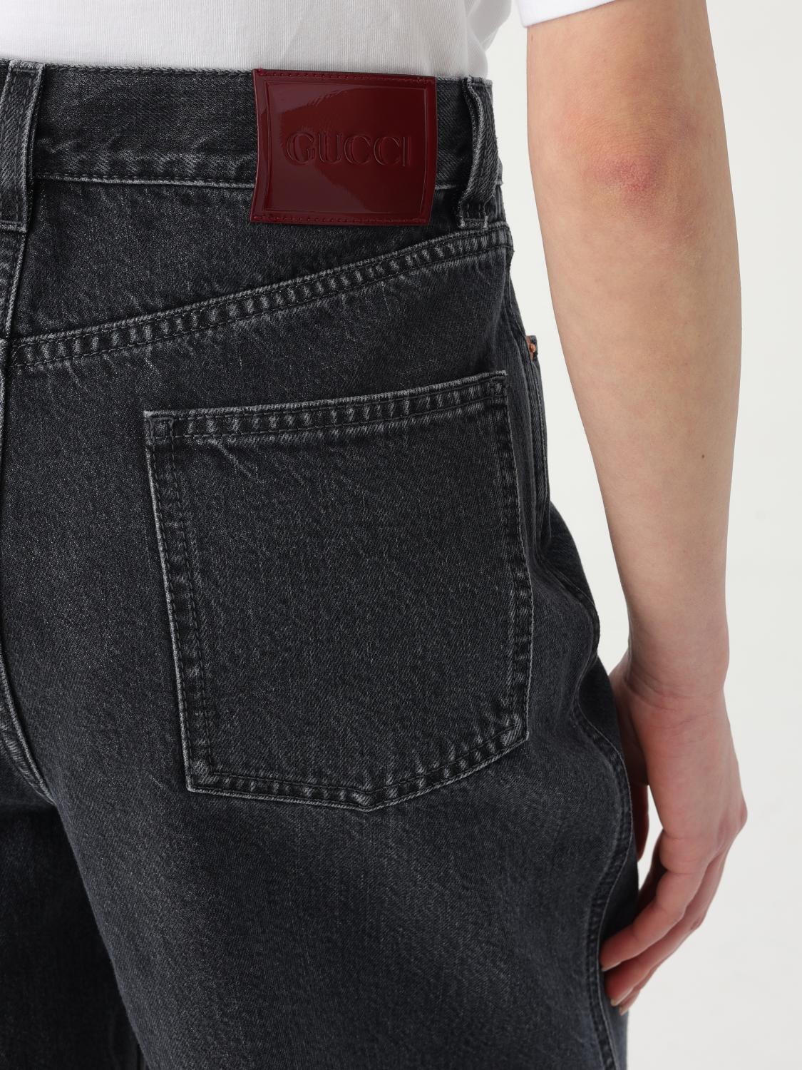 Gucci Jeans Woman Black