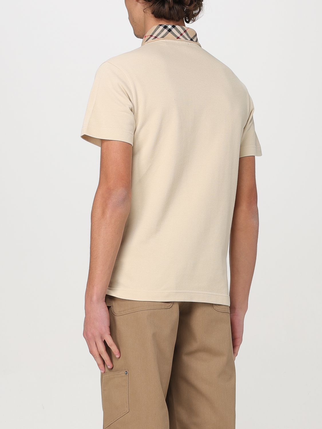 Burberry Polo Shirt Men Brown