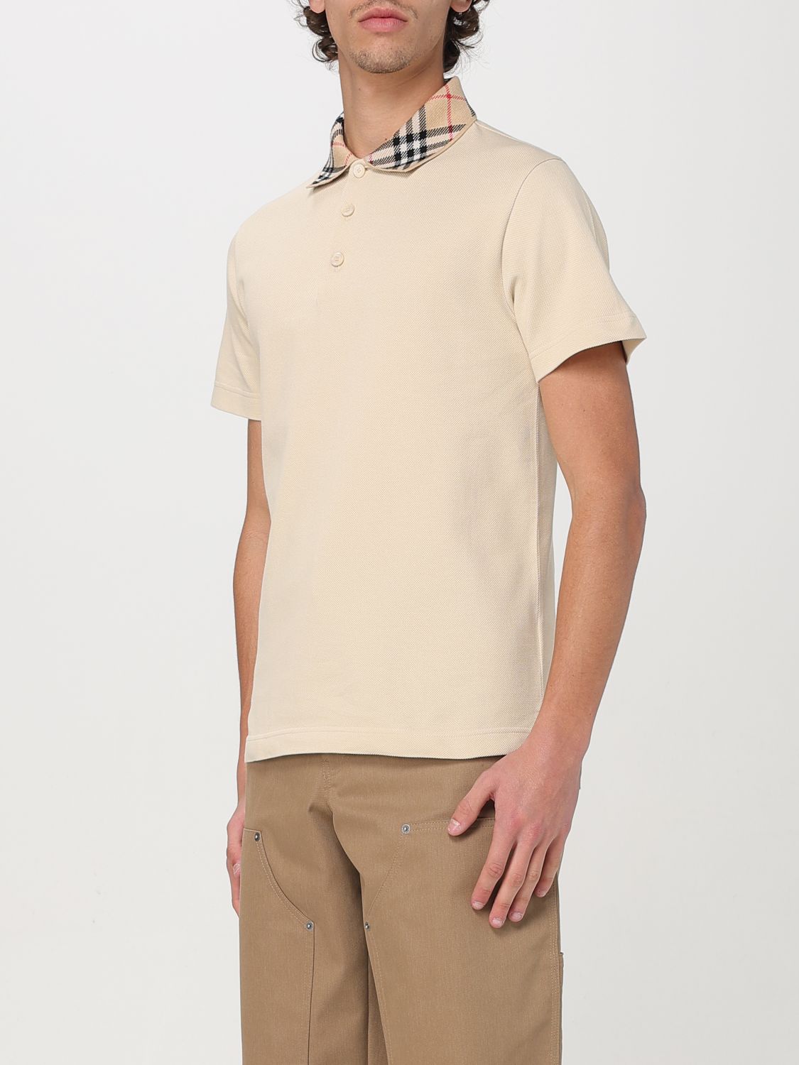 Burberry Polo Shirt Men Brown