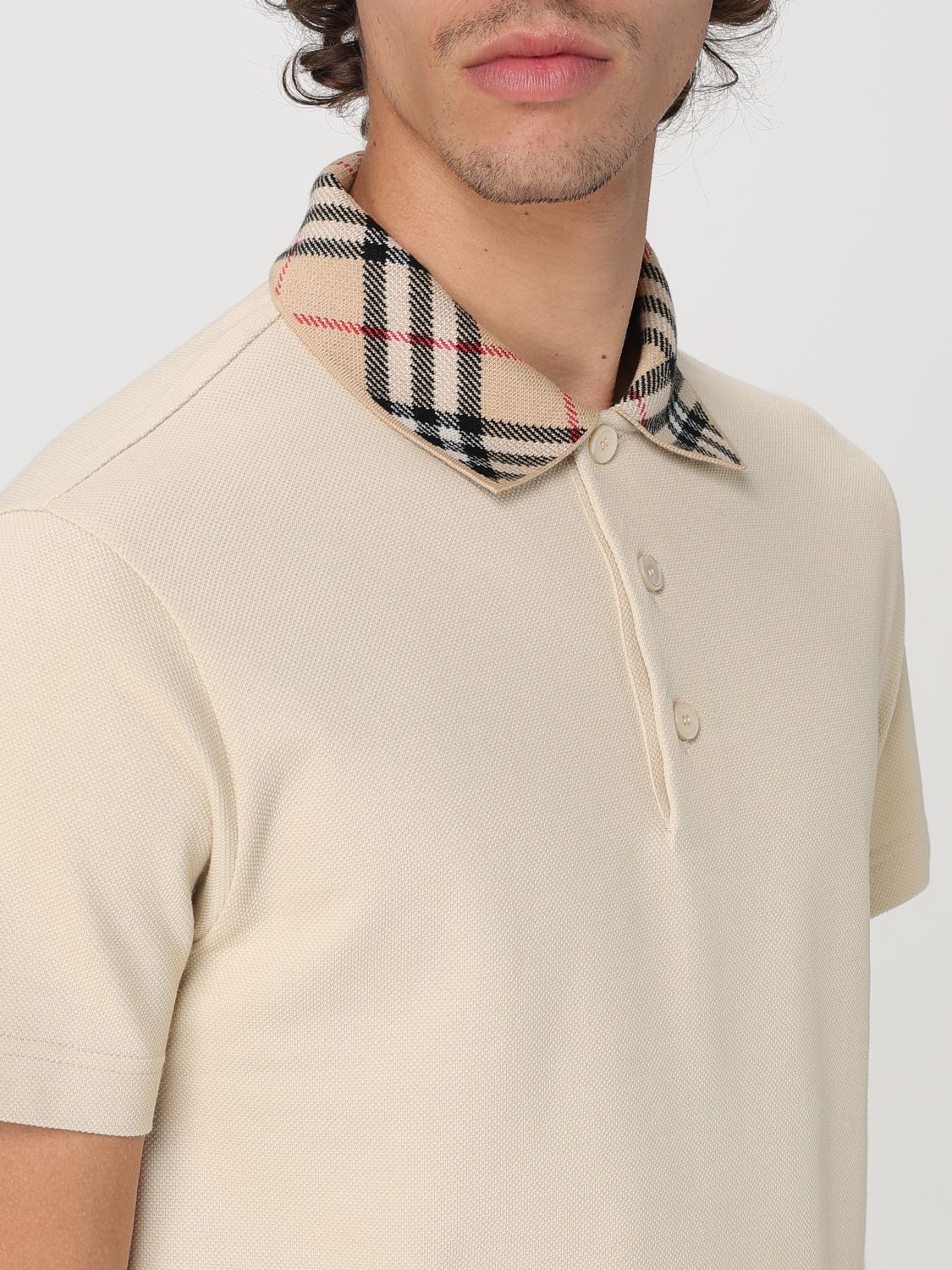 Burberry Polo Shirt Men Brown
