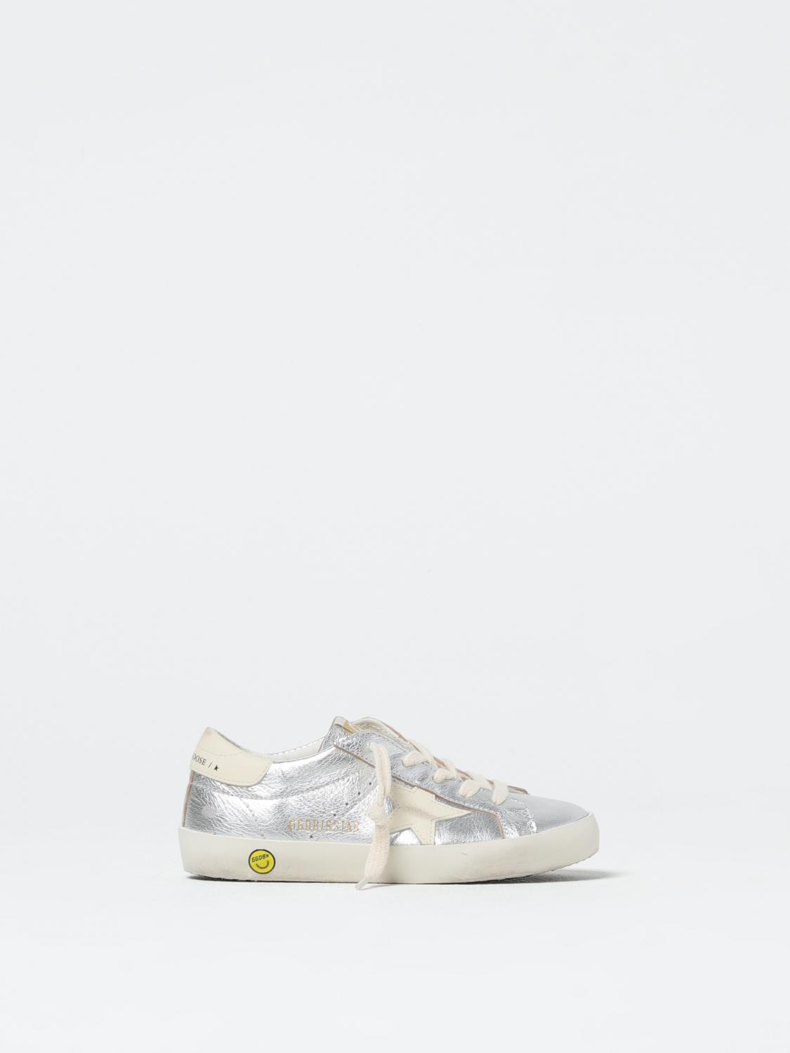 Golden Goose Sneakers Kids Silver