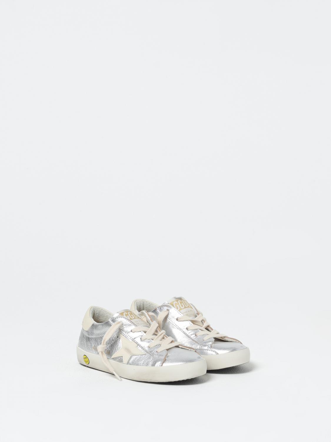 Golden Goose Sneakers Kids Silver