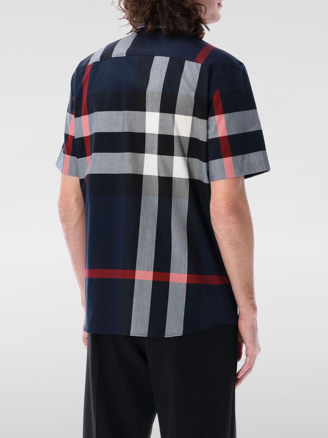 Burberry Shirt Men Blue