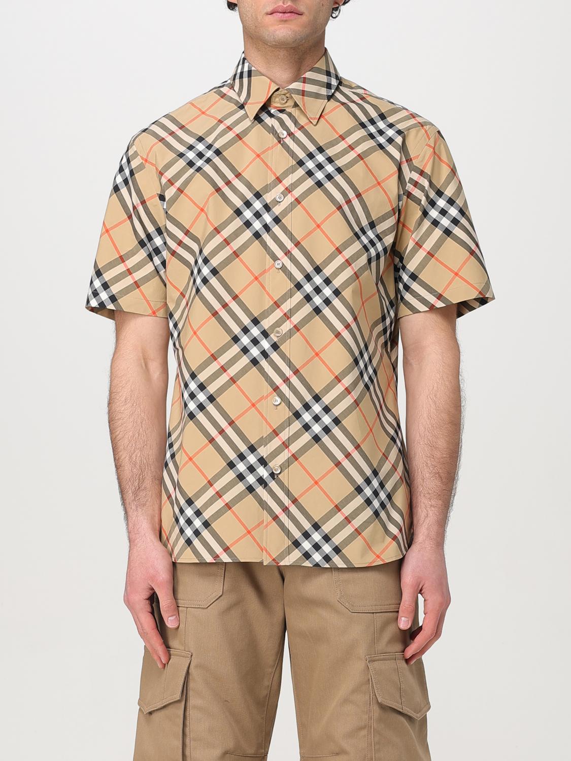 Burberry Shirt Men Beige
