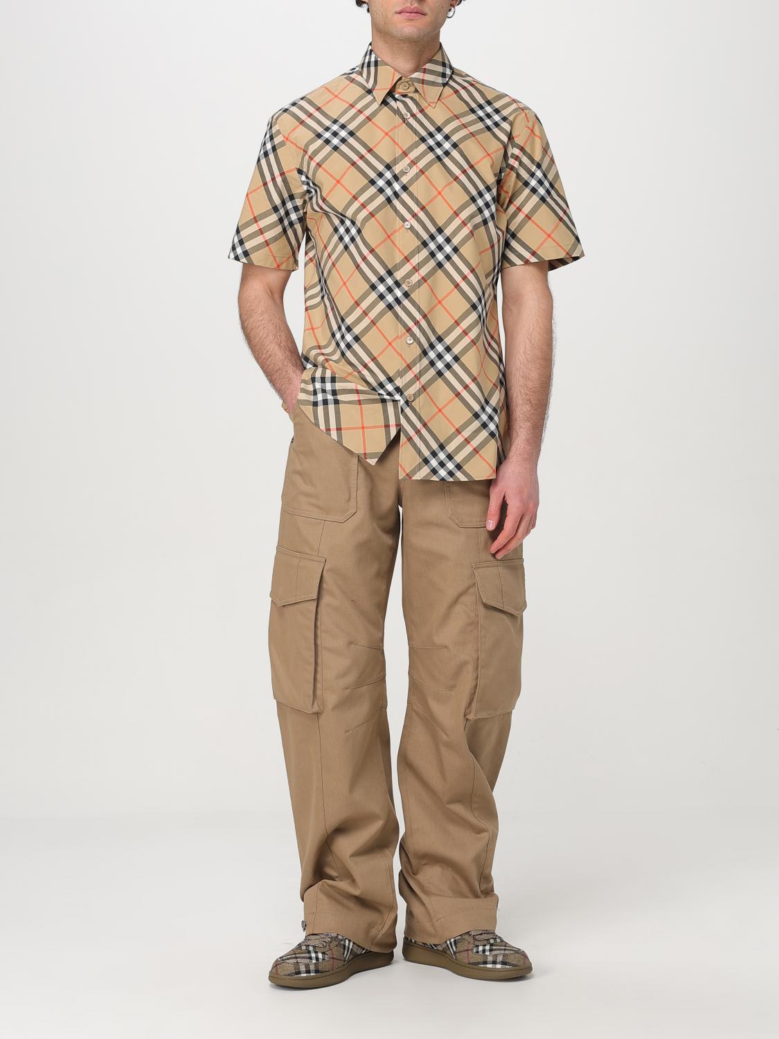 Burberry Shirt Men Beige