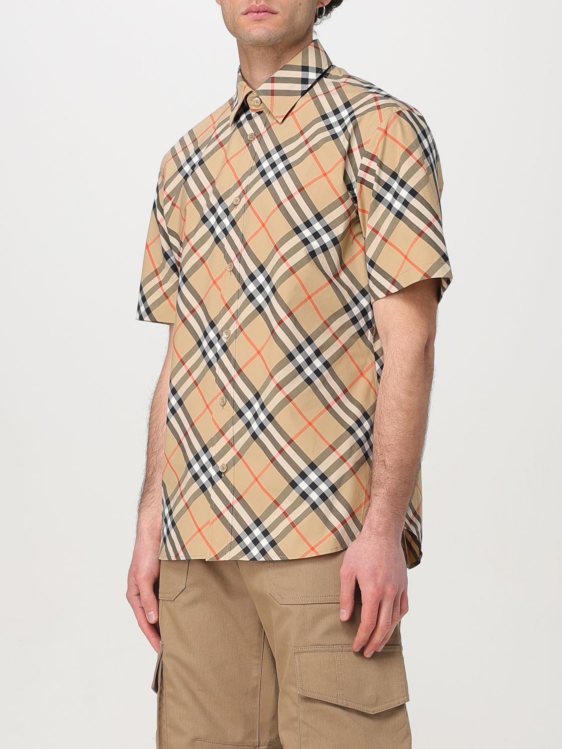 Burberry Shirt Men Beige