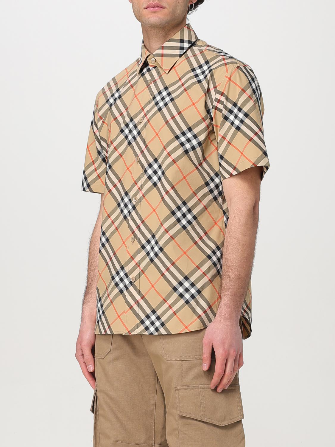 Burberry Shirt Men Beige