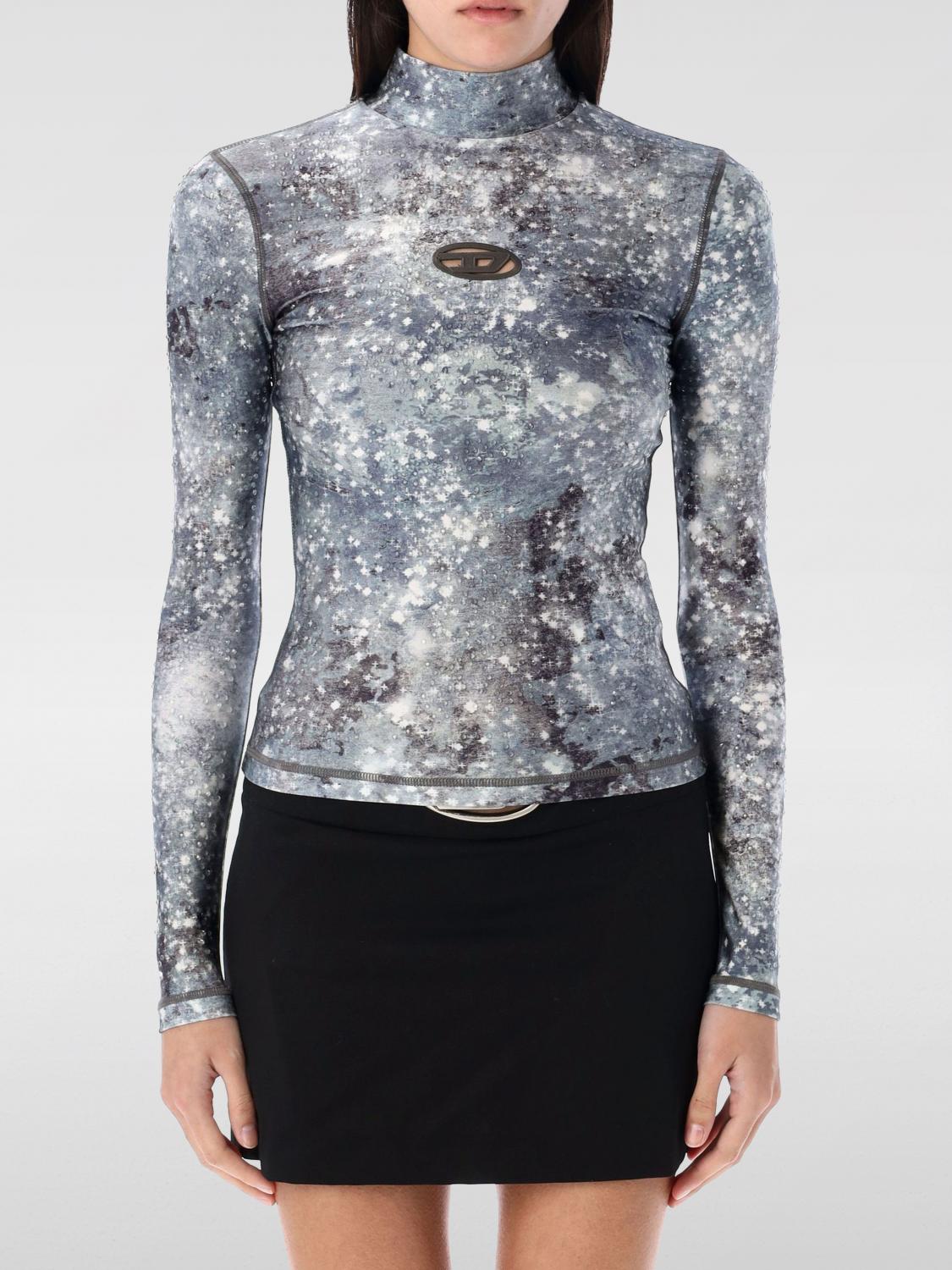 Diesel Top Woman Grey