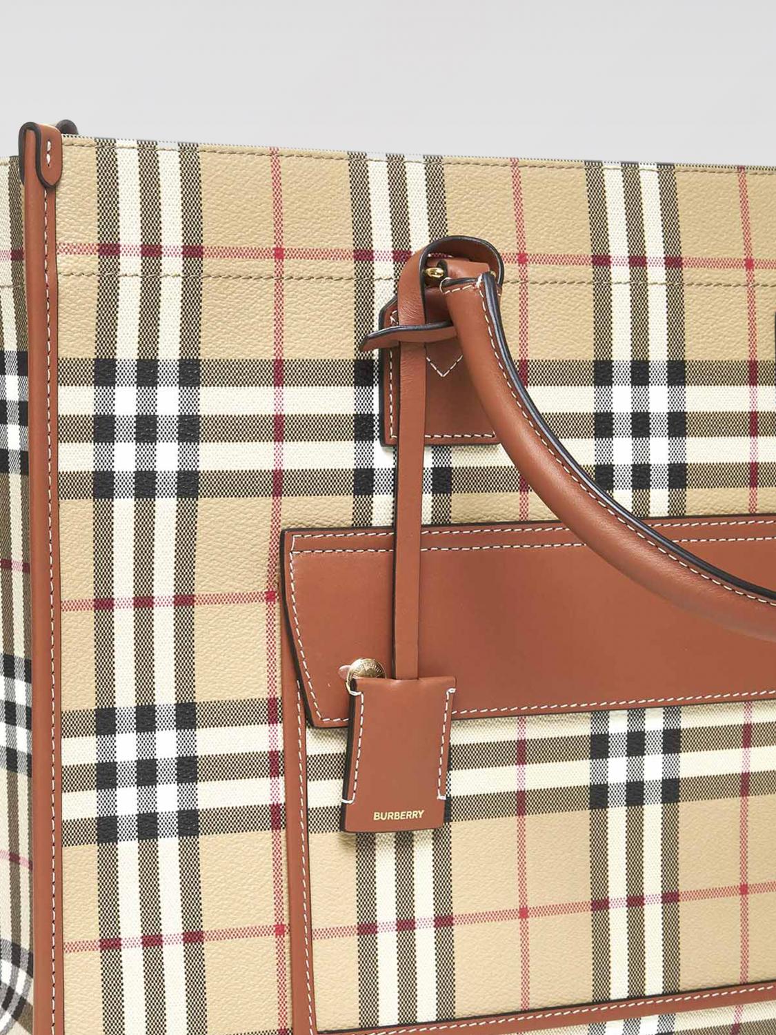Burberry Handbag Woman Brown