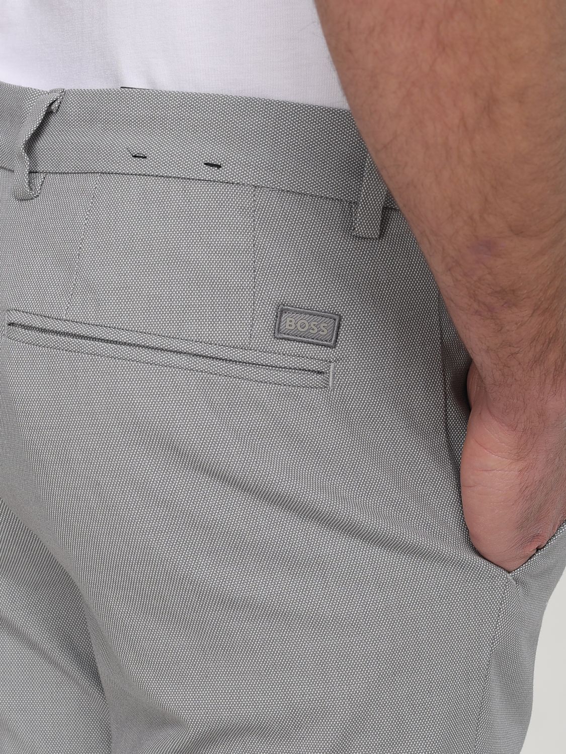 Boss Pants Men Beige