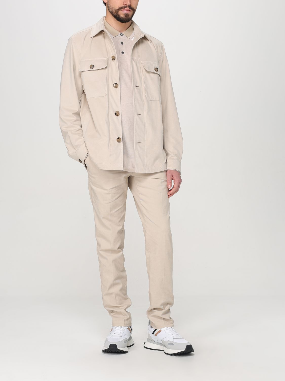 Boss Pants Men Beige