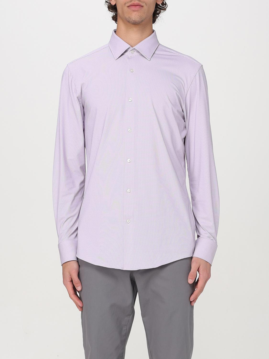 Boss Shirt Men Grey