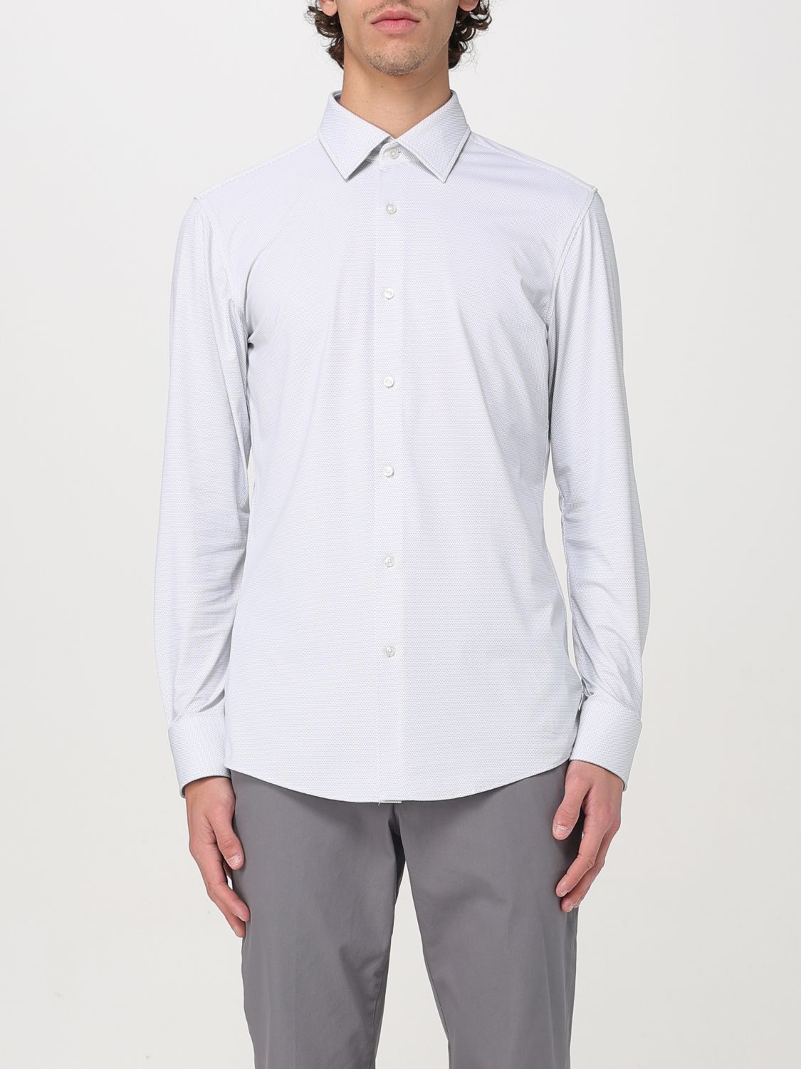 Boss Shirt Men Violet