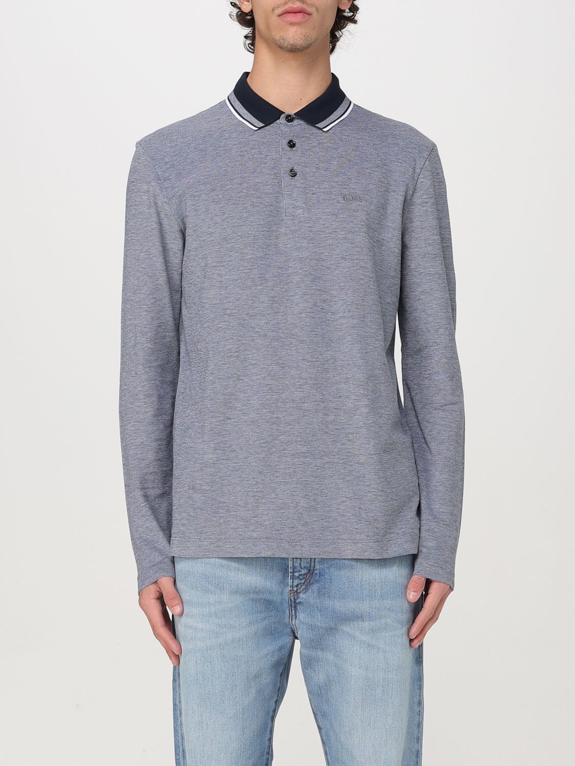 Boss Polo Shirt Men Beige