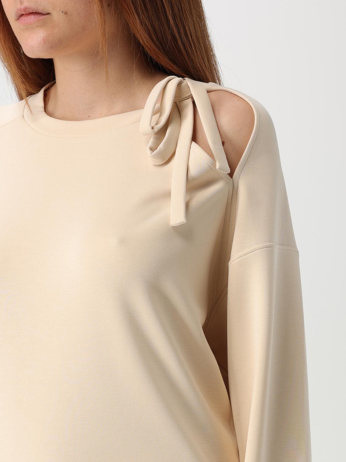 Boss Sweatshirt Woman Beige