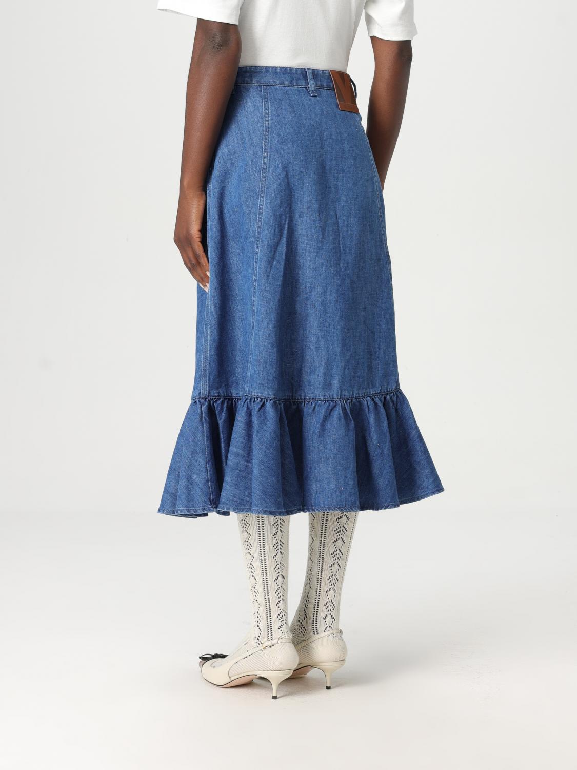 Valentino Skirt Woman Blue