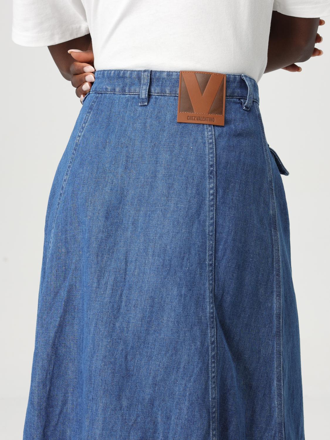 Valentino Skirt Woman Blue